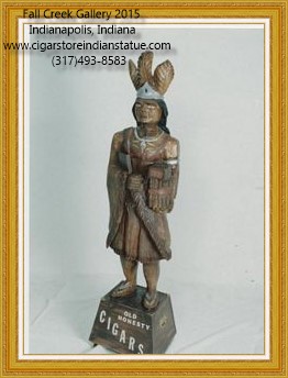 cigar store indian wood statue figure